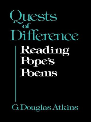 cover image of Quests of Difference